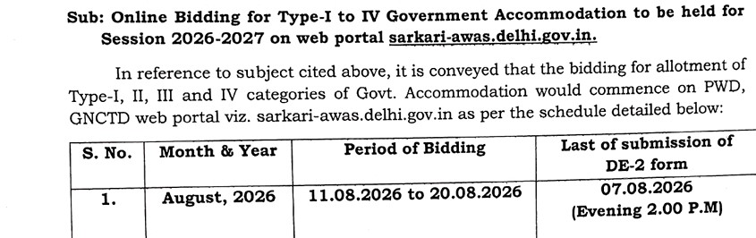 Bidding Circular